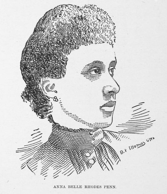 Anna Belle Rhodes Penn. Pedagogue, Poetess and Essayist, Lynchburg, Virginia.