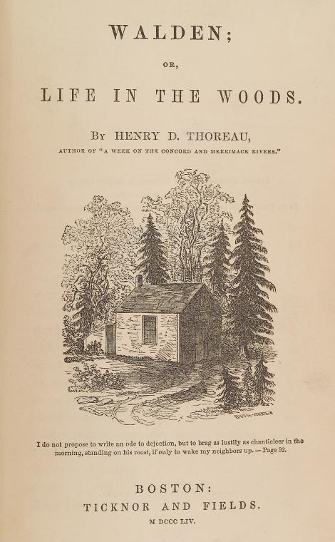 Walden: or, Life in the woods