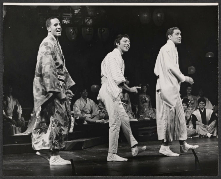 Remak Ramsay, Kenneth Nelson and Ron Husmann in the stage production Lovely Ladies, Kind Gentlemen