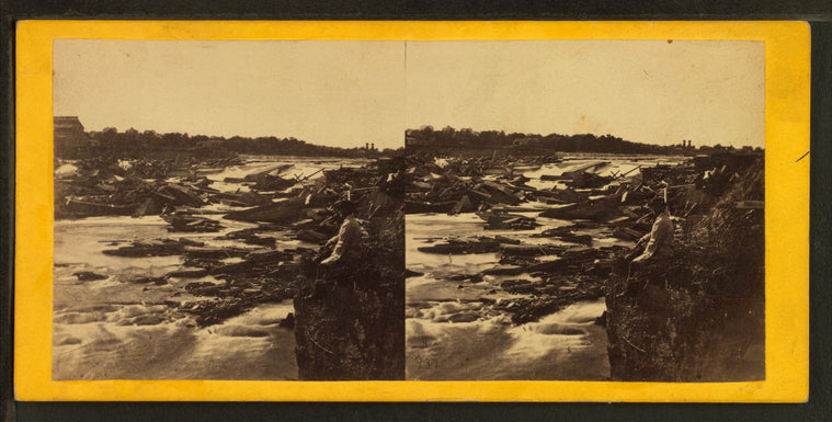 The Falls of St. Anthony, on the Mississippi.