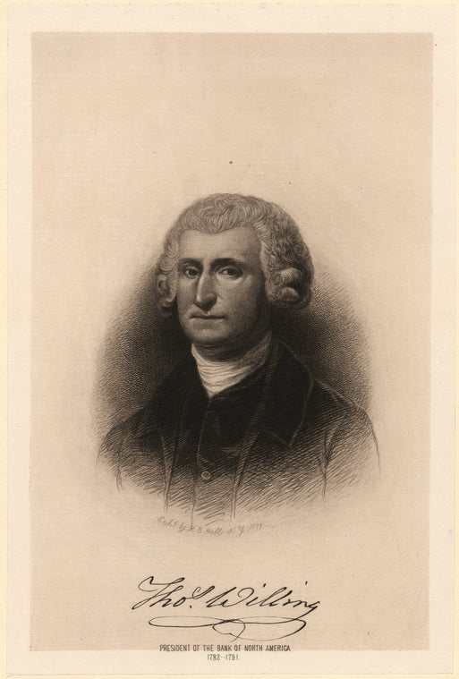 President of the Bank of North America, 1782-1791.