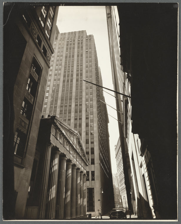 Pine Street: U. S. Treasury in foreground, Near Nassau Street