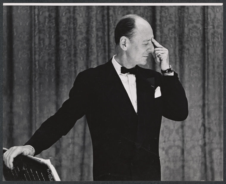 John Gielgud in the stage production Ages of Man