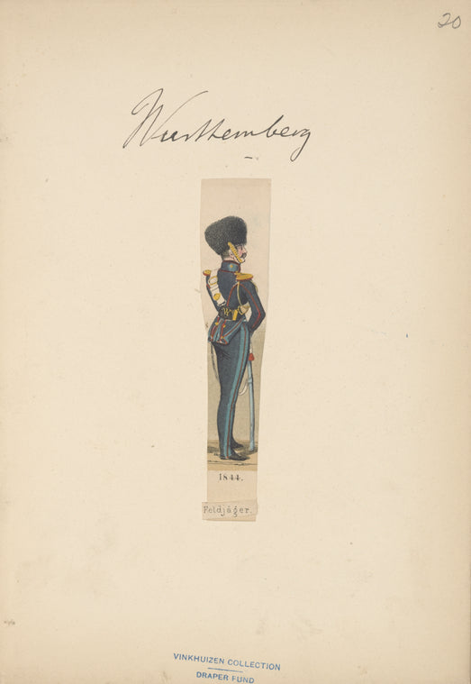 Germany. Würtemberg. 1837-1849