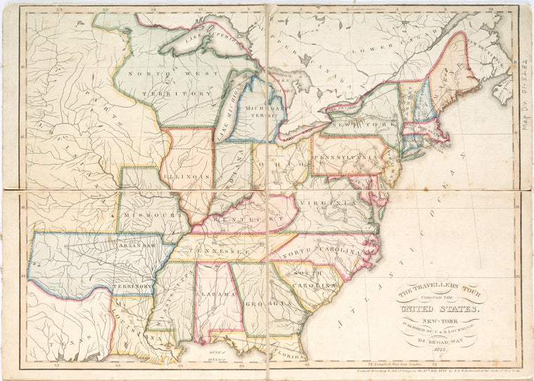 The Traveller's tour through the United States.