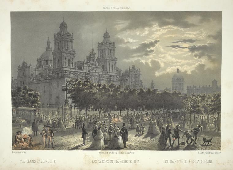 Las cadenas en una noche de luna = Les chaines un soir de clair de lune = The chains by moonlight.