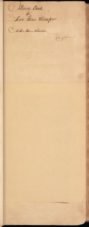 Hooe, Stone & Co. invoices