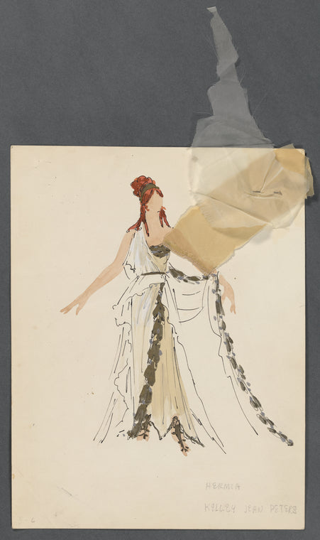 A Midsummer Night's Dream: Costume sketch for Hermia (Kelly Jean Peters)