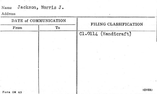 Jackson, Morris J.