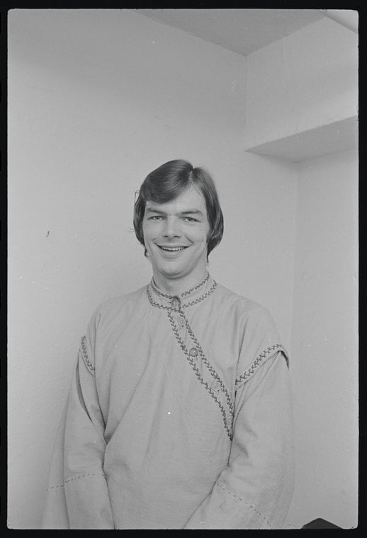 Michael Petro in publicity for the stage production Fiddler on the Roof