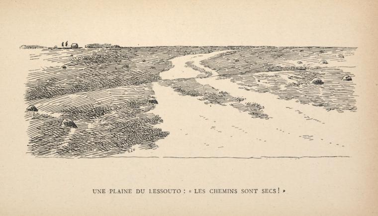 Une plaine du Lessouto: "Les chemins sont secs!"