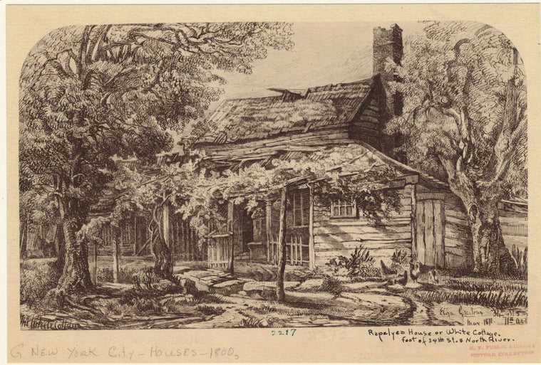 Rapelyea House or White Cottage, foot of 34th St. & North River