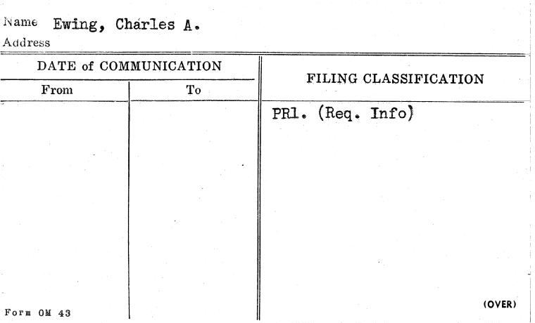 Ewing, Charles A.