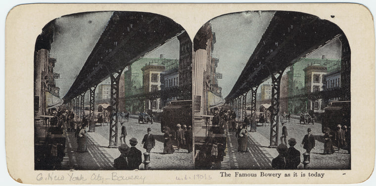 The famous Bowery as it is today
