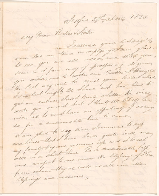 Letter to Andrew Roberts