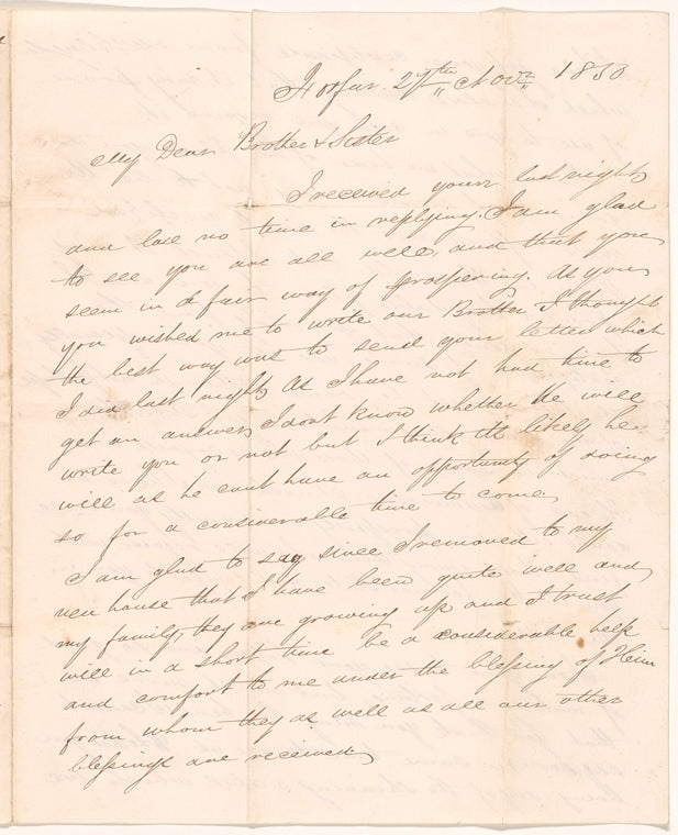 Letter to Andrew Roberts