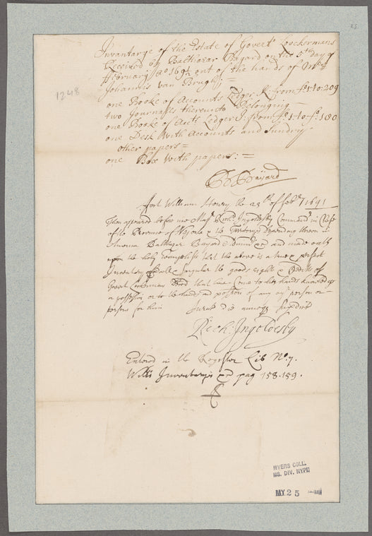 Ingoldsby, Richard. Fort William Henry