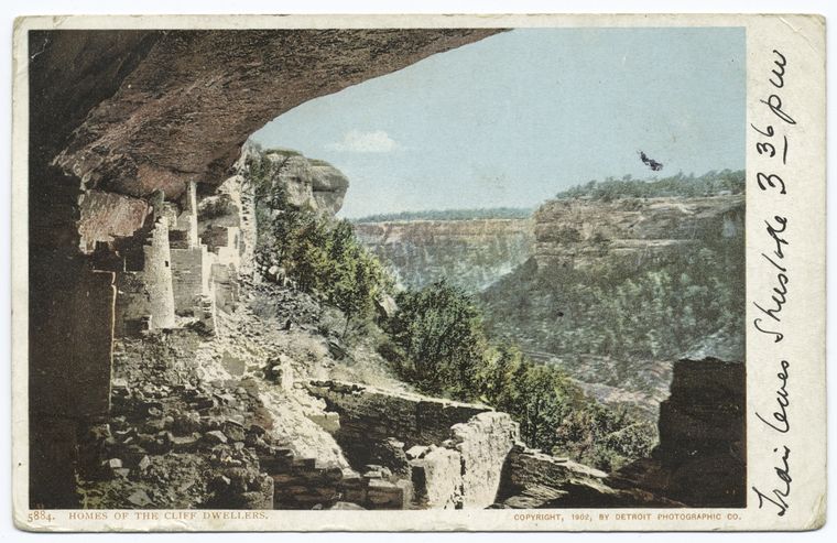Home of the Cliff Dwellers, Mesa Verde, Colo.