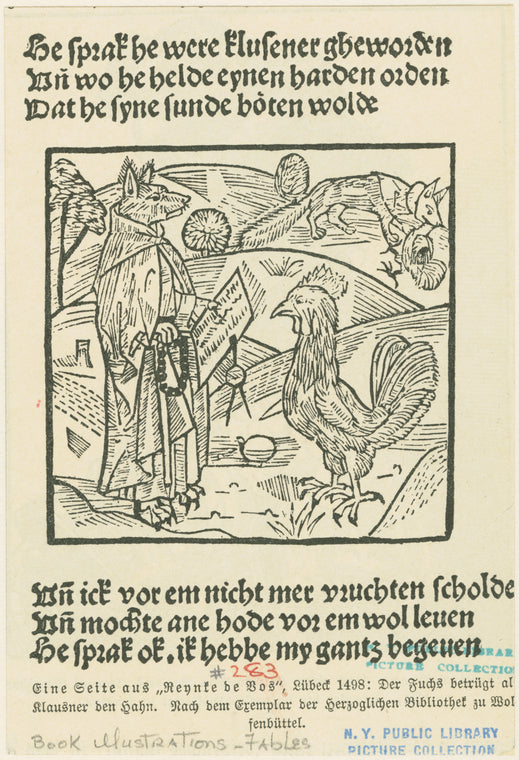 The cock and the fox