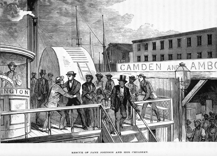 Rescue of Jane Johnson and her children.