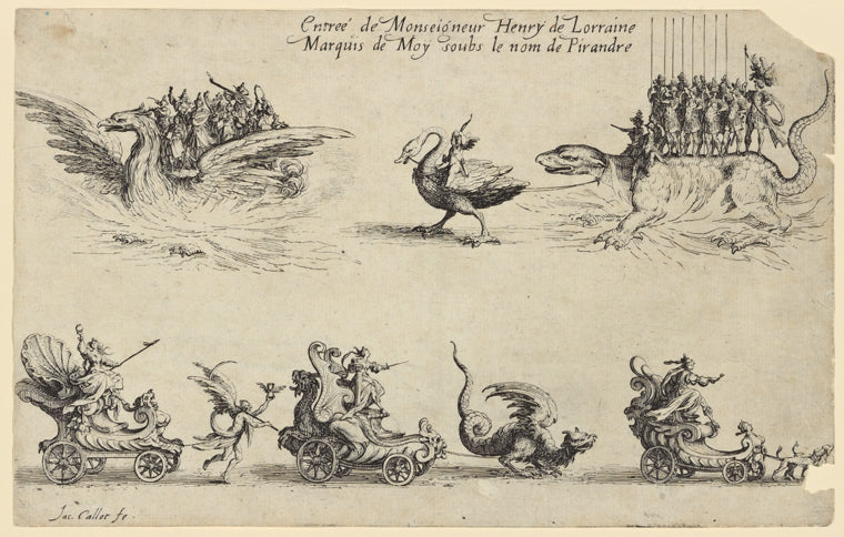 Entrée de Monseigneur Henry de Lorraine, Marquis de Moy soubs le nom de Pirandre.