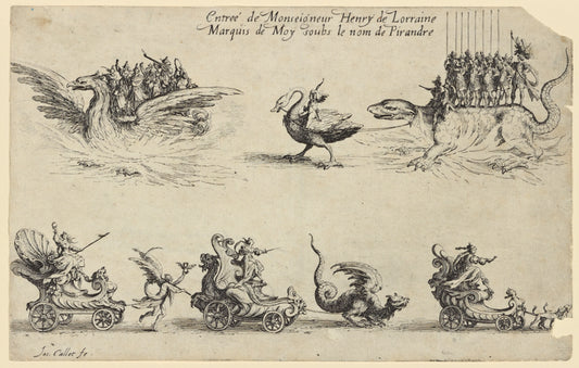 Entrée de Monseigneur Henry de Lorraine, Marquis de Moy soubs le nom de Pirandre.