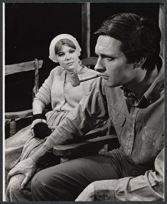 Barbara Harris and Alan Alda in the stage production The Apple Tree