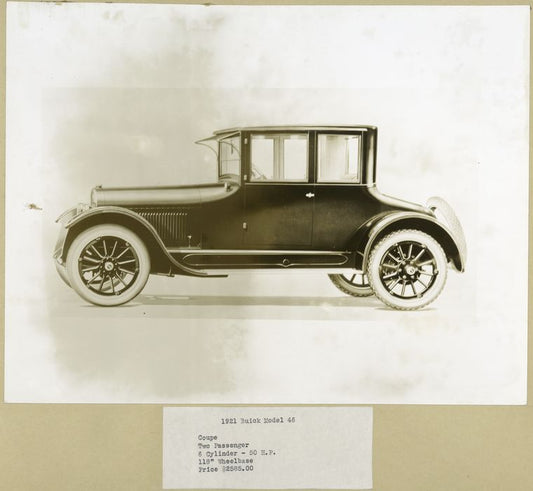 1921 Buick Model 46.  Coupe - two passenger.