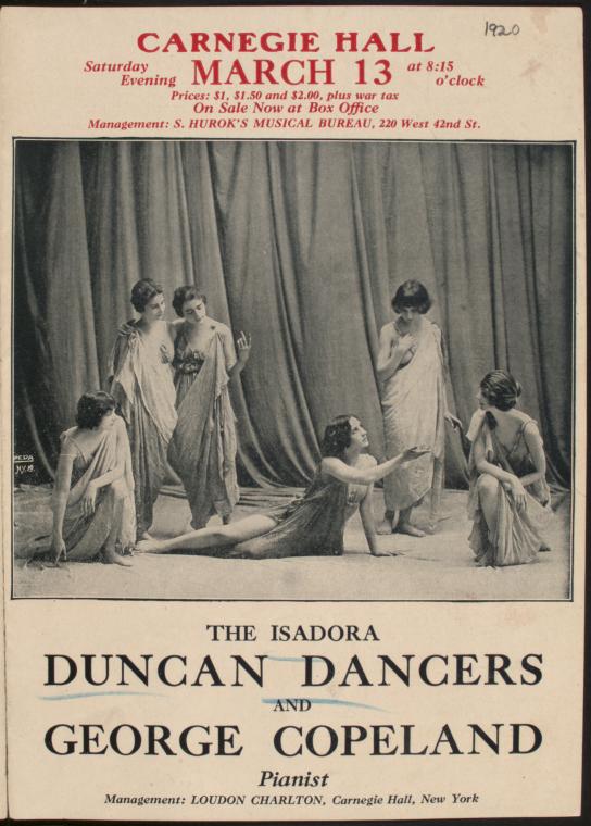 Carnegie Hall, March 13, 1920