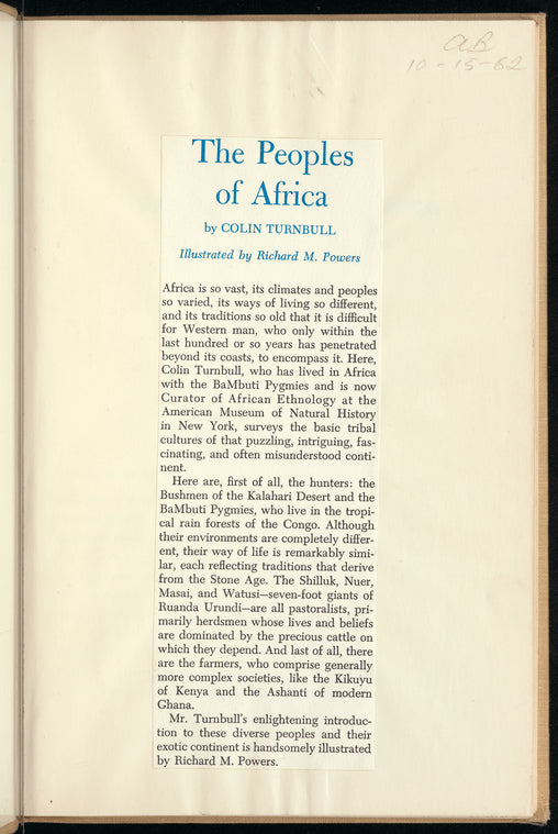 The Peoples of Africa
