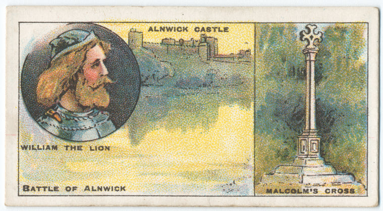 Battle of Alnwick [July 12th, 1174]. (William the Lion; Alnwick Castle; Malcolm's Cross.)