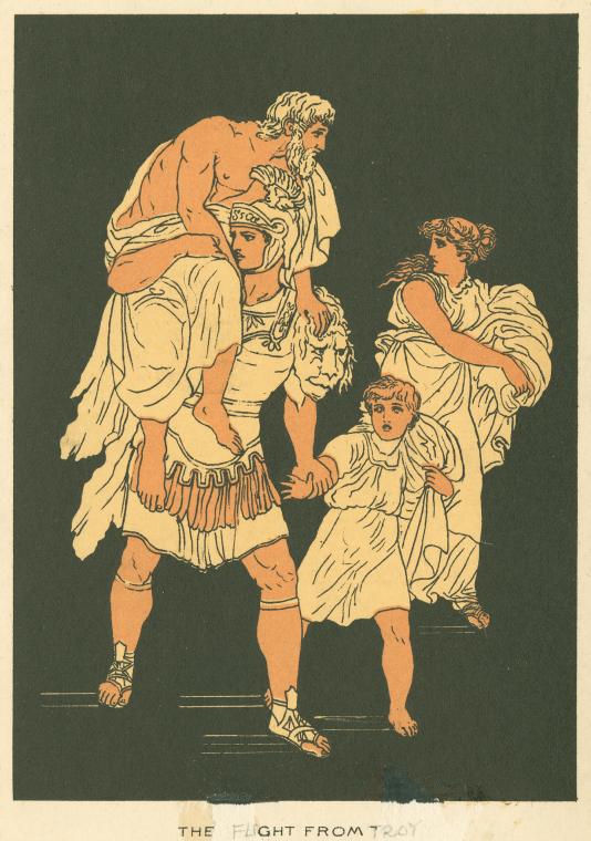 The flight from Troy