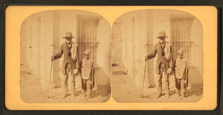 Begger, Mexican, Laredo, Texas.