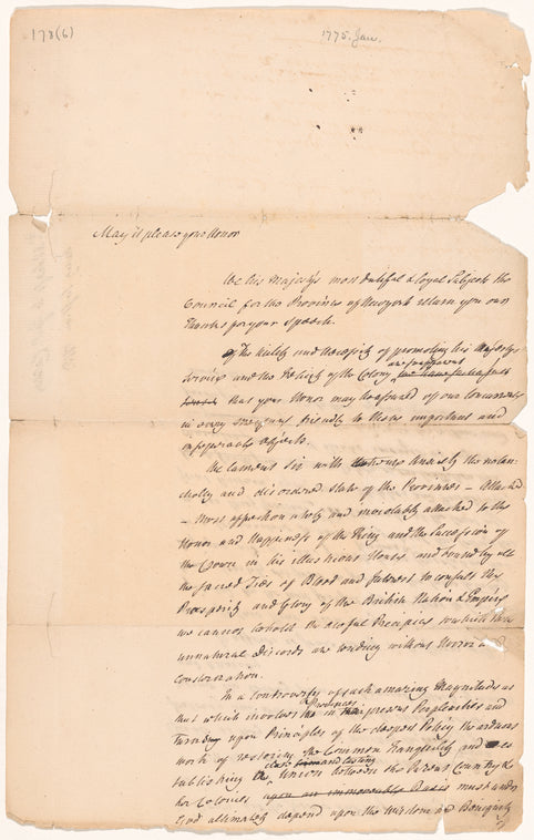 Address to Cadwallader Colden