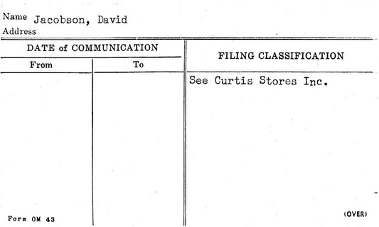 Jacobson, David