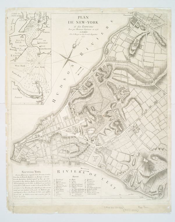 Plan de New-York et des environs