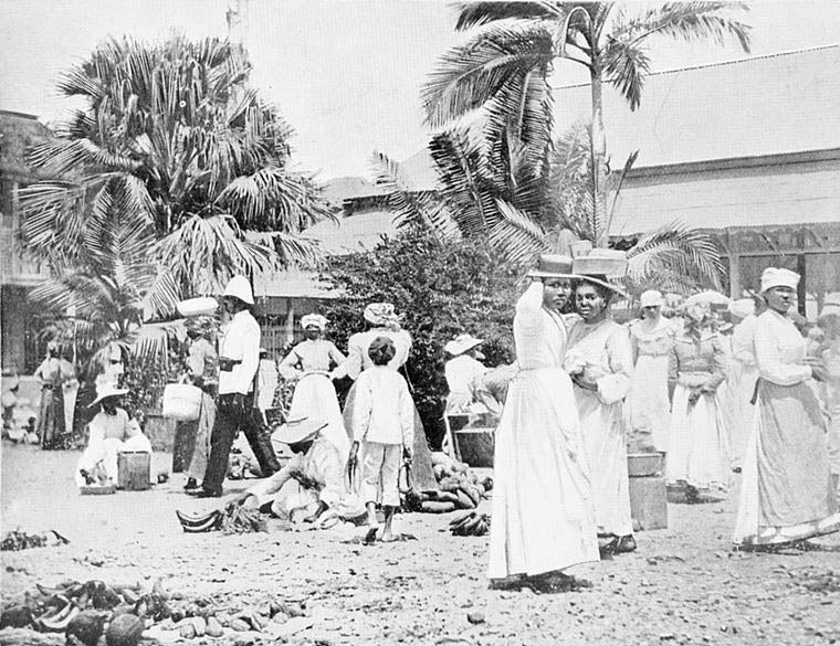 The market, Montego Bay.