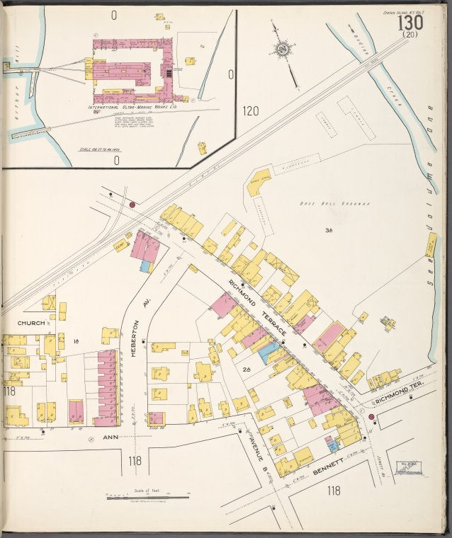 Staten Island, V. 2, Plate No. 130 [Map bounded by Richmond Ter., Bennett, Avenue B, Ann]