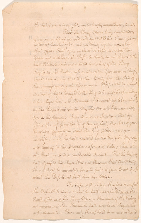 James Duane's argument for defendant in support of his demurrer