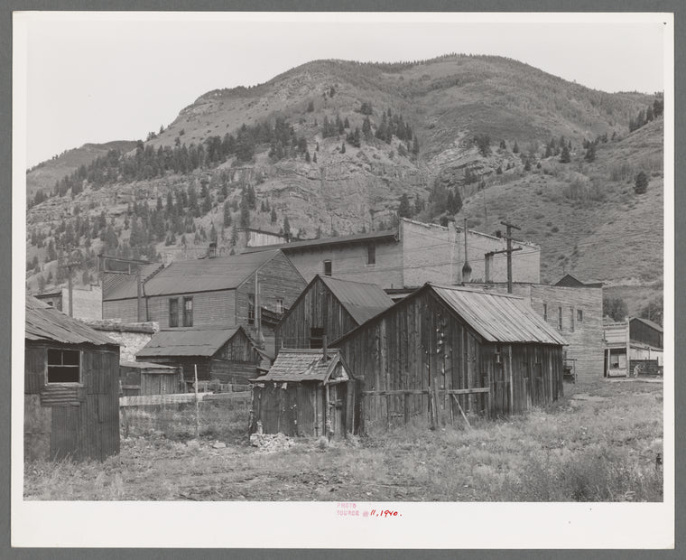 Backyards in Telluride, Colorado