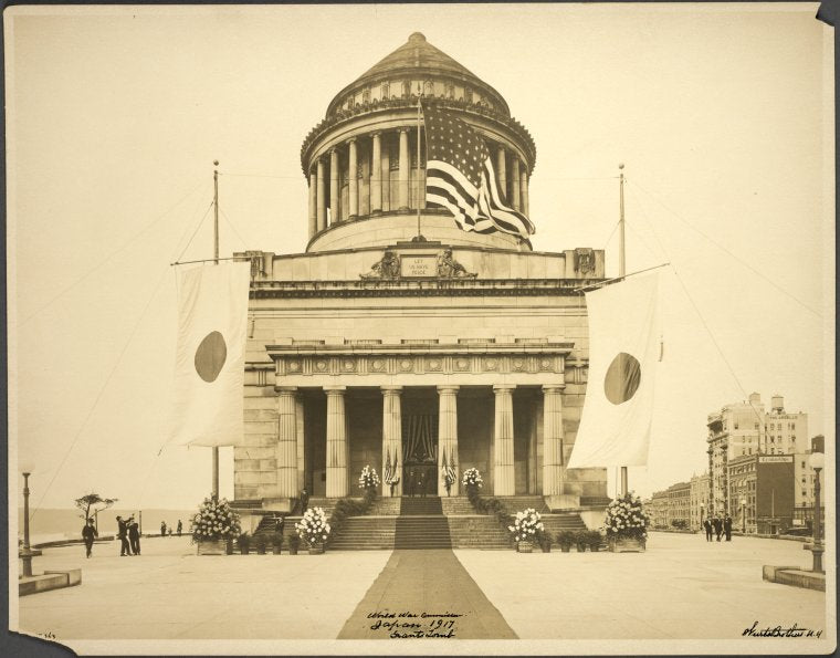 World War Commission. Japan. 1917. Grant's Tomb