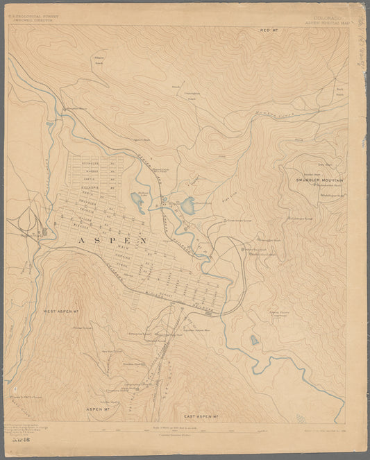 Colorado : Aspen special map