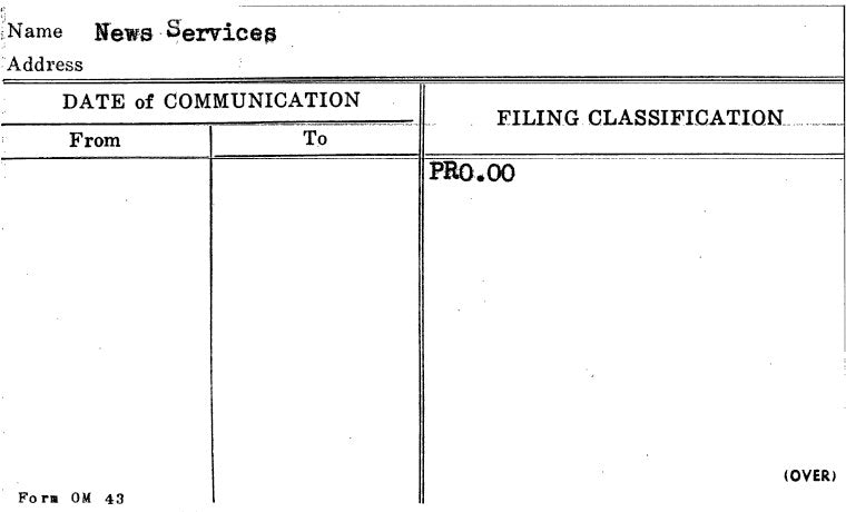 News Services