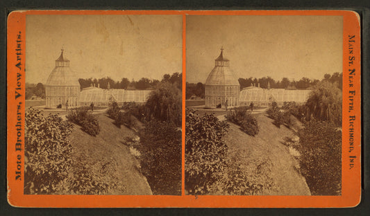 Glass conservatory, Richmond, Indiana.