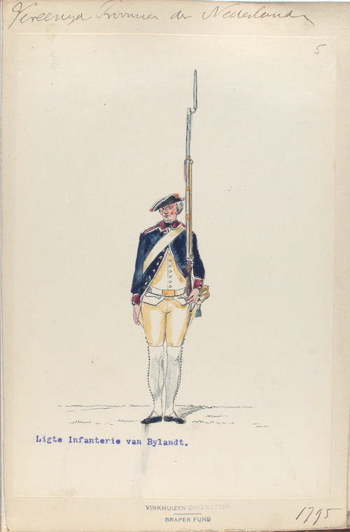 Ligte Infanterie van Bylandt. 1795