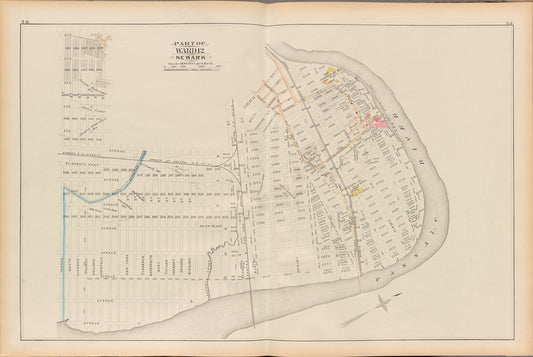 Essex County, Left Page Plate: [Map bounded by Avenue H, Market St., Avenue T, Thomas St.]