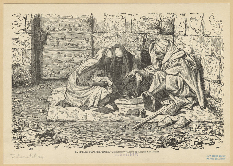 Egyptian superstitions -- chiromancy