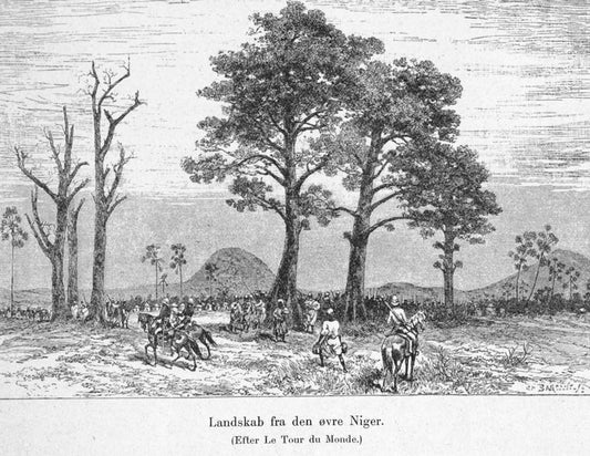 Landskab fra den øvre Niger.