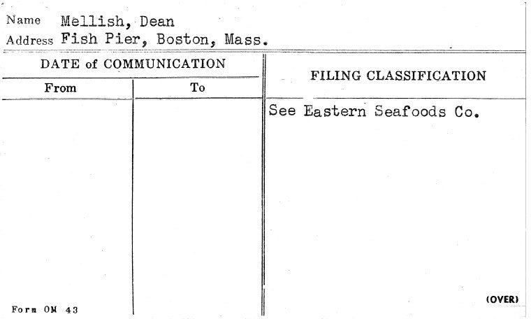 Mellish, Dean