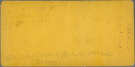 Ice establishment, Barbados, West Indies